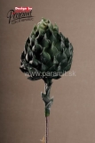 Kvet dekor zel.80cm 3-54G
