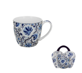NARESH Blue hrnček 460ml+pap