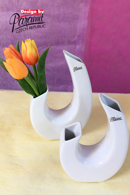 Twigy vaza biiel.18cm 12018-18W