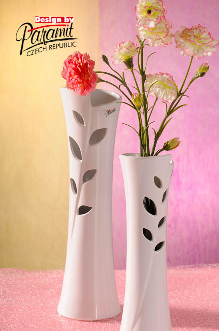 Lisa vaza biel 28cm 12058-28W