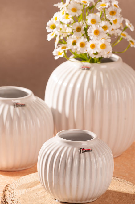 Vrubkovaná váza  10cm 13041-10W