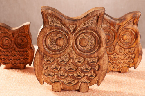 Sova drev 25cm 33047-25