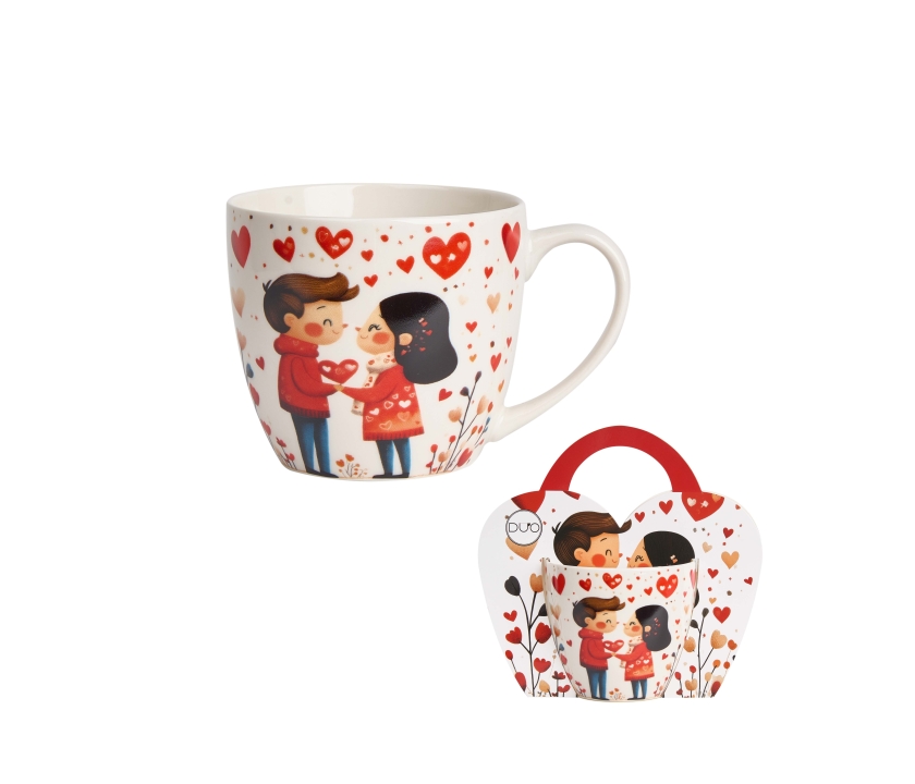 Couple Hrnček 460ml+papierový košík