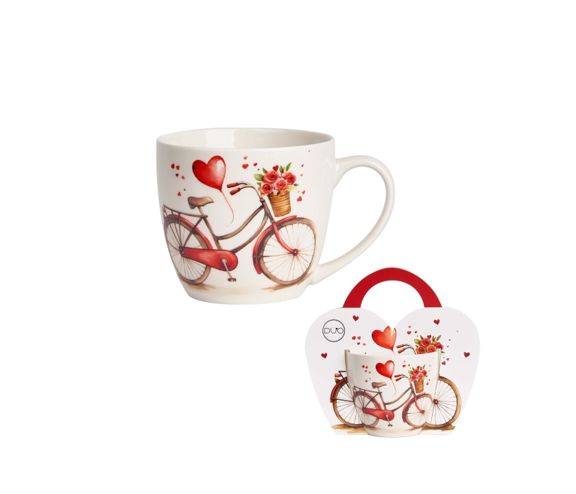 Bike Hrnček 460ml+papierový košík