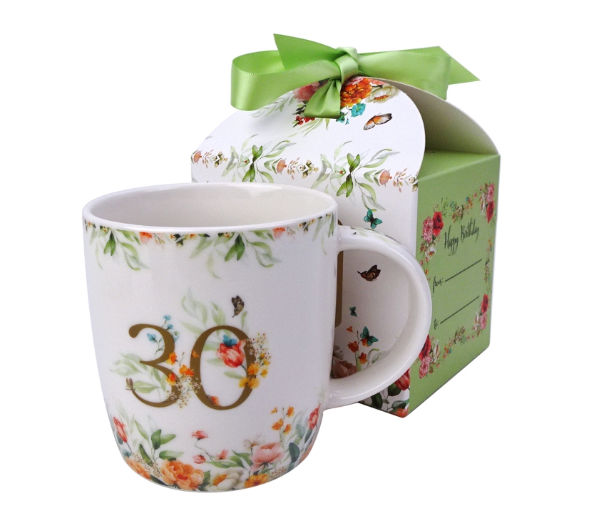 "30" Hrnček 400ml+ozdobná krabička