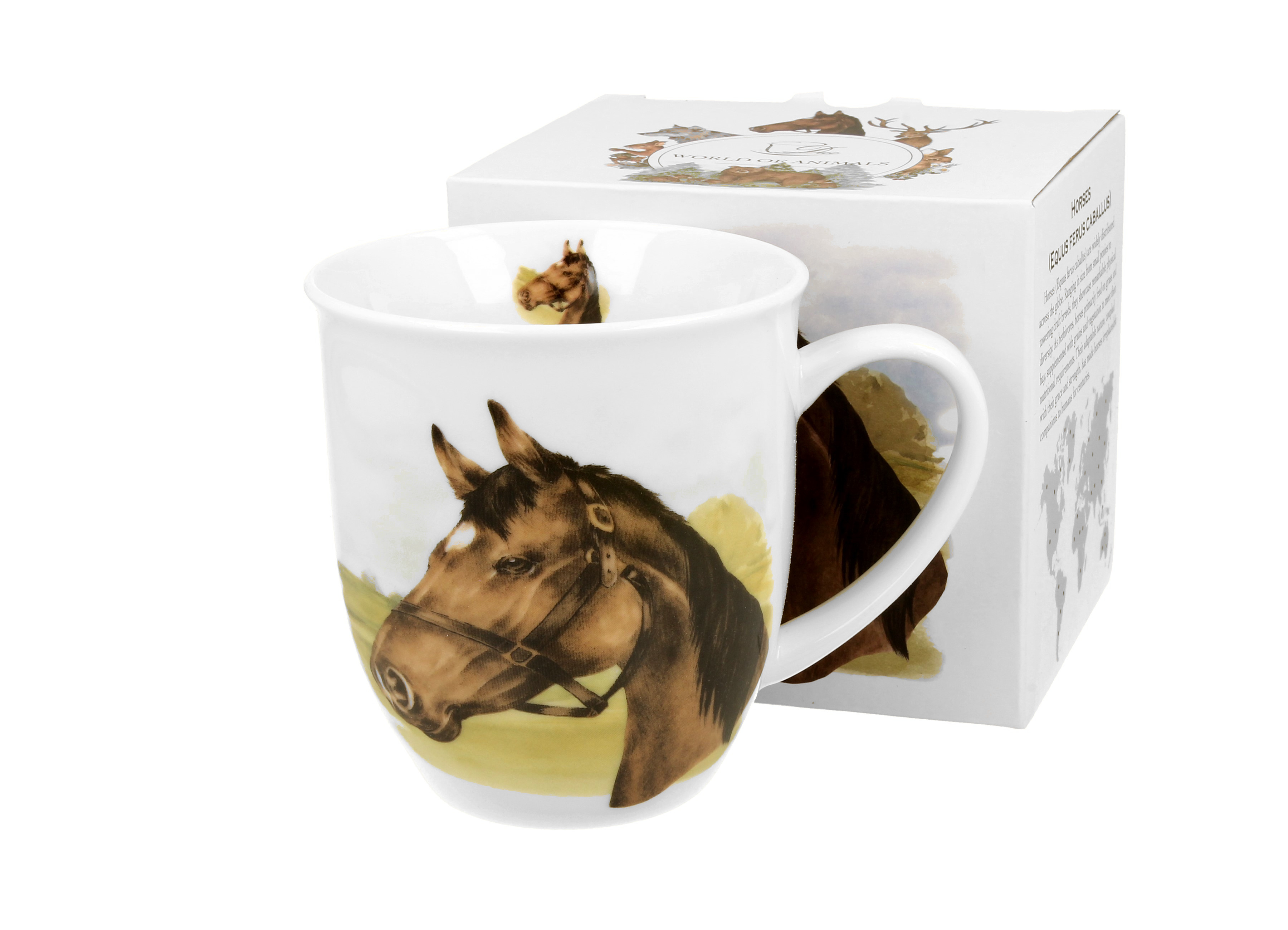 Kôň portrét Hrnček 400ml ozdobná krabička