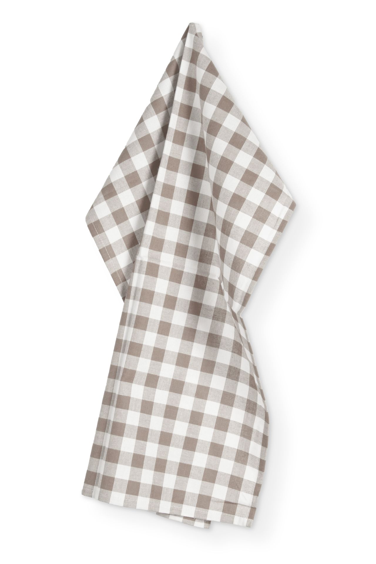 Kuchynská utierka GINGHAM SADA/2 50x70 cm - taupe