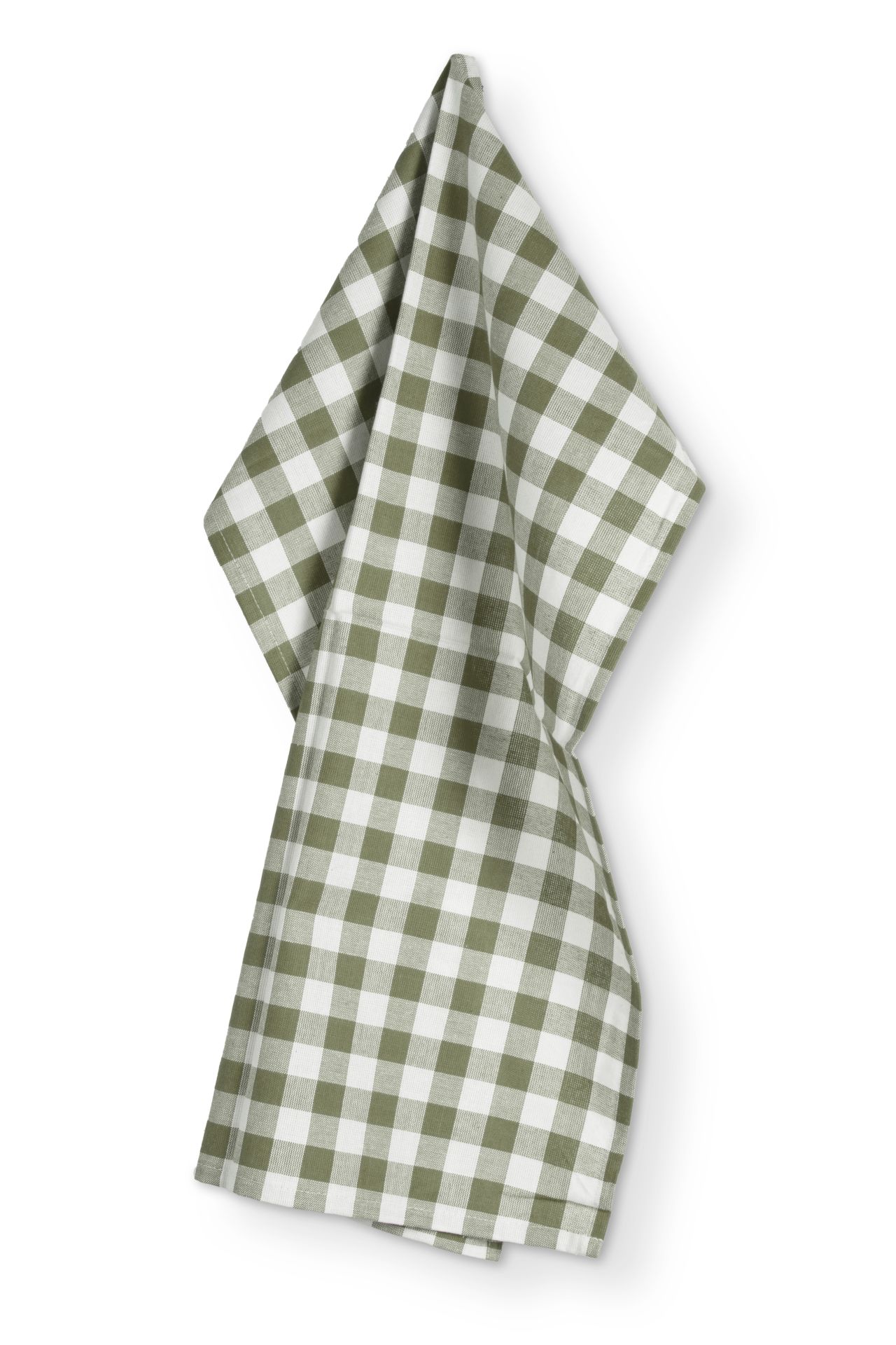 Kuchynská utierka GINGHAM SADA/2 50x70 cm - olivegreen