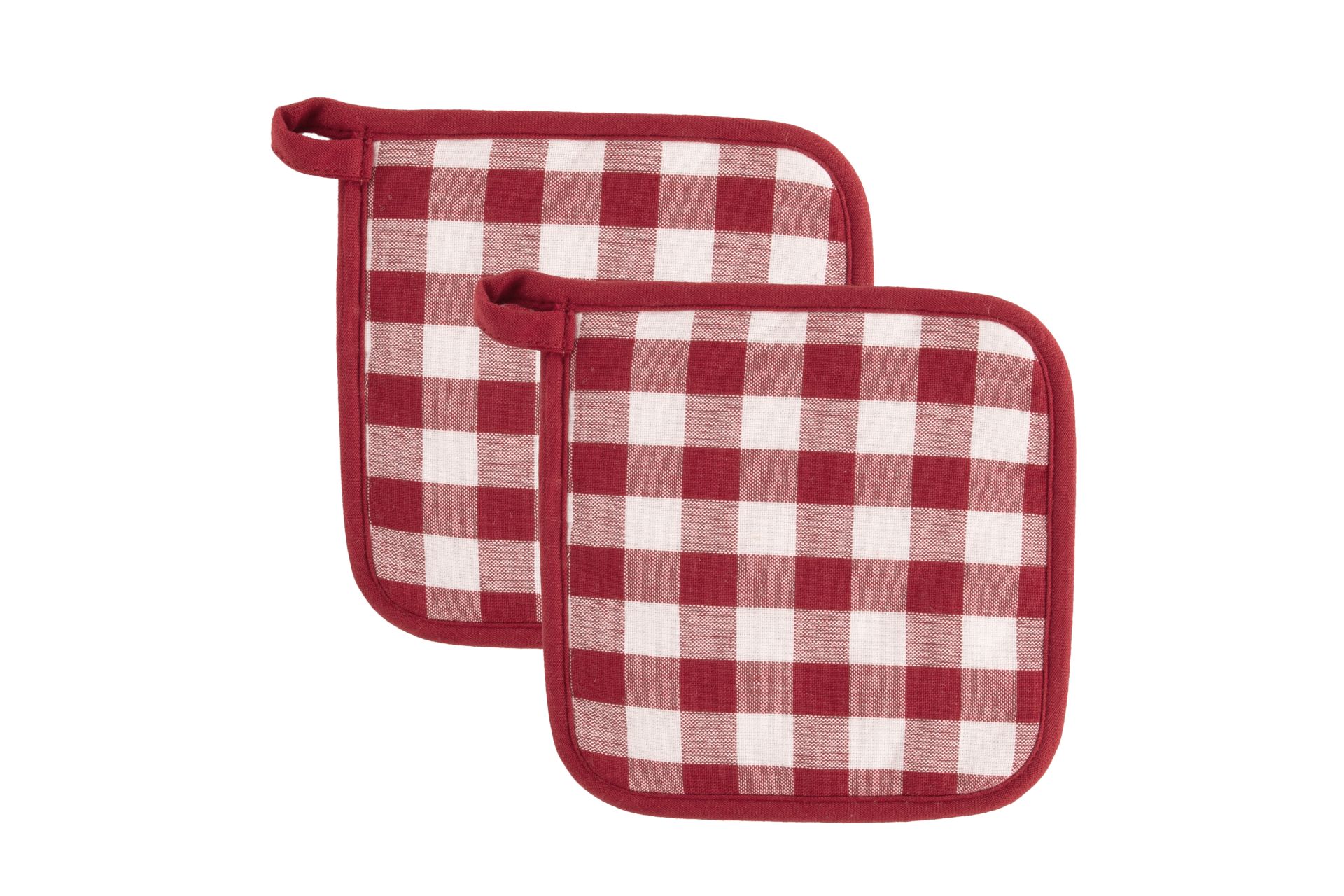Kuchynská chňapka GINGHAM 20x20 cm, SADA/2, red