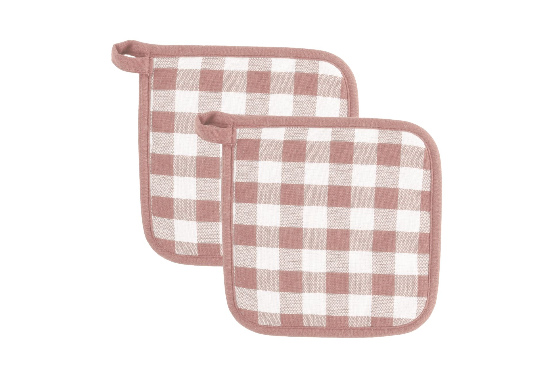 Kuchynská chňapka GINGHAM 20x20 cm, SADA/2, pink