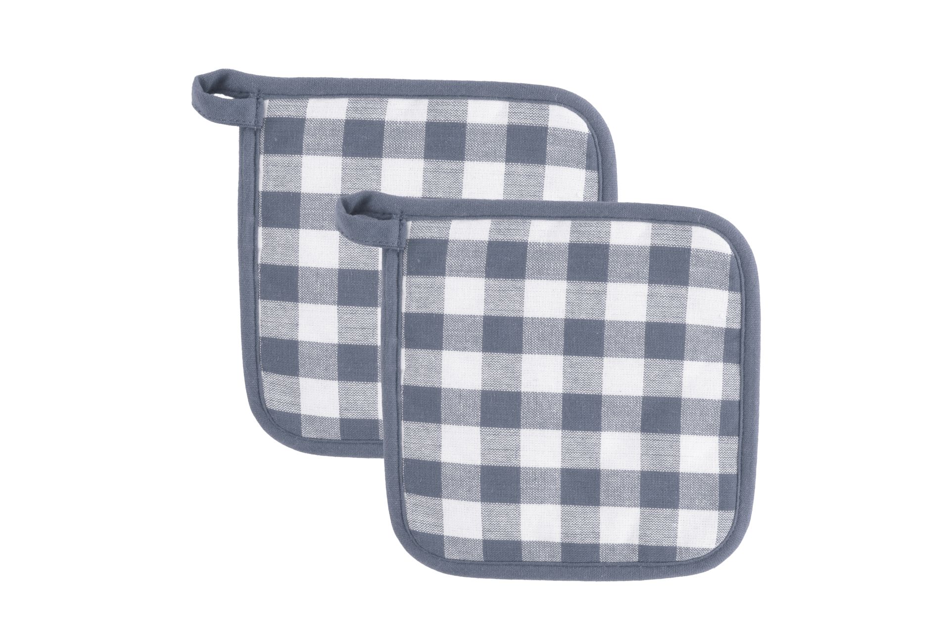 Kuchynská chňapka GINGHAM 20x20 cm, SADA/2, blue