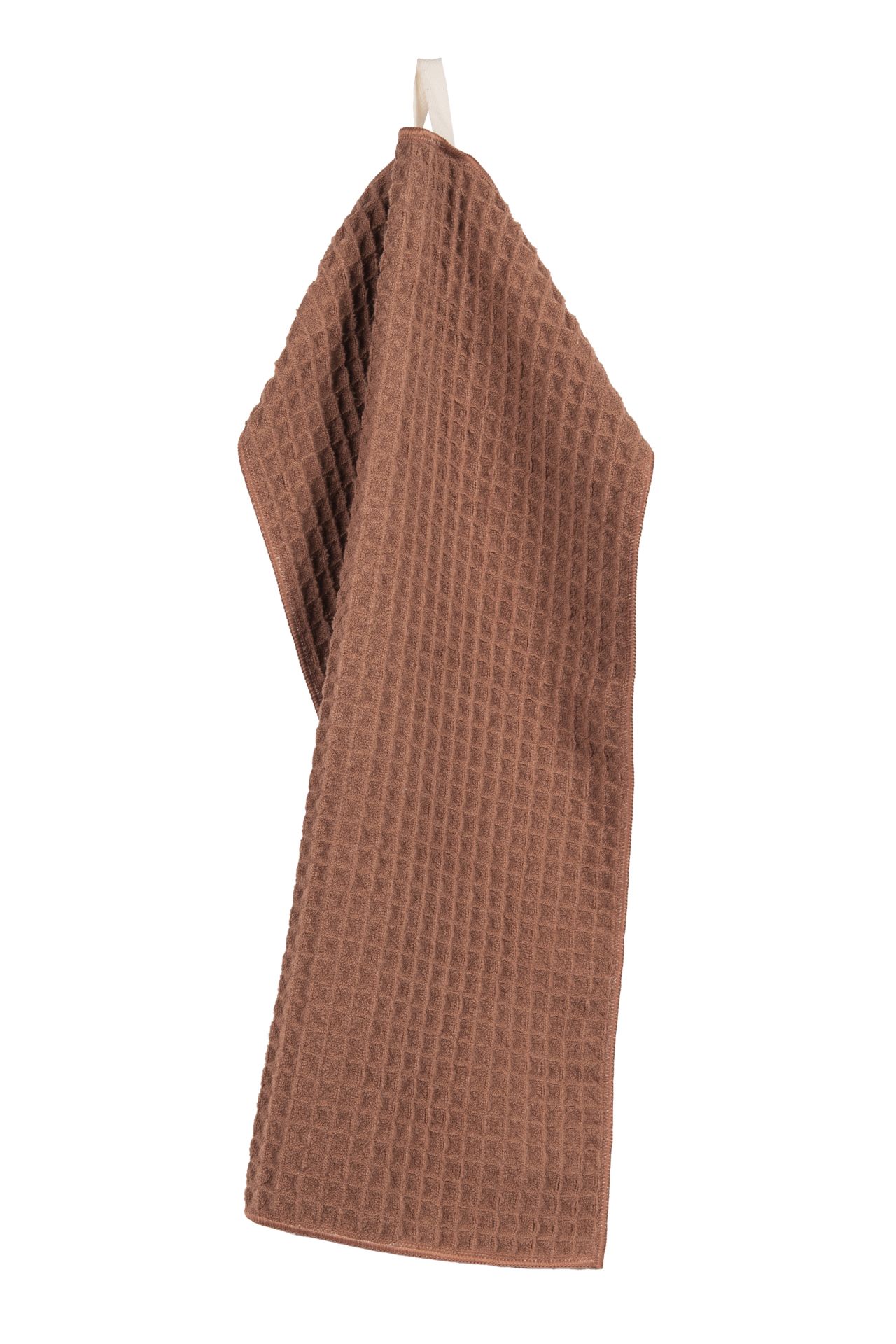 Kuchynská utierka Waffle ESSENTIALS SADA/2 - 60x40 cm - cognac