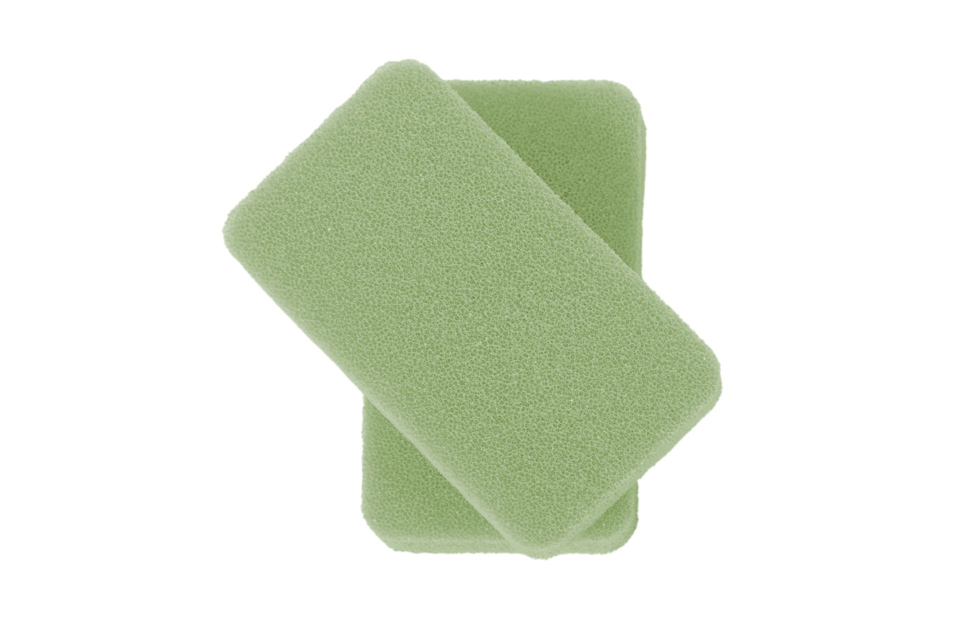 Špongia SILO - SADA/2 - 12x7x2 cm - green tea