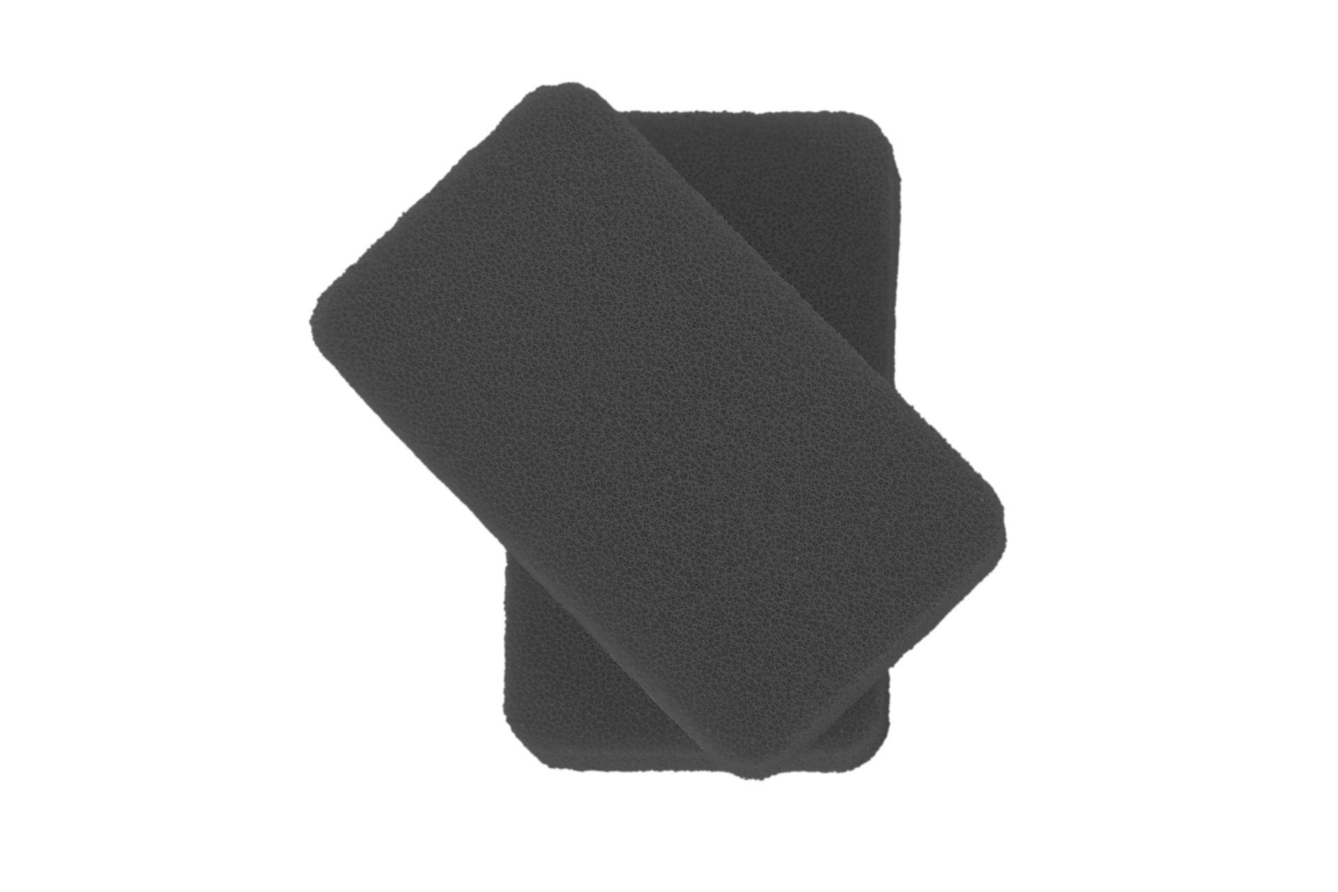 Špongia SILO - SADA/2 - 12x7x2 cm - black