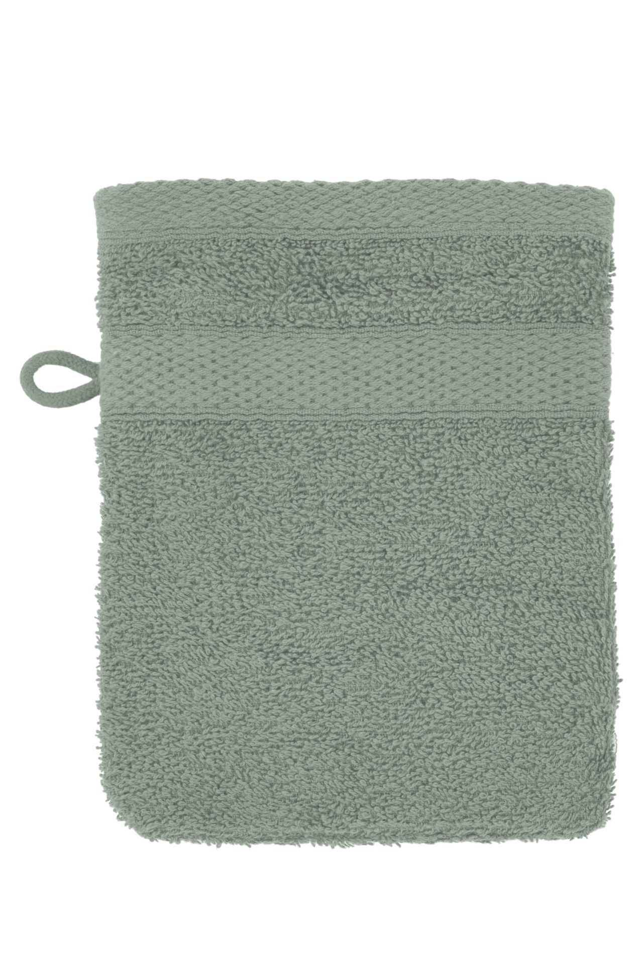 Umývacia rukavica RIVA - 15x21 cm, stone green - SADA/2