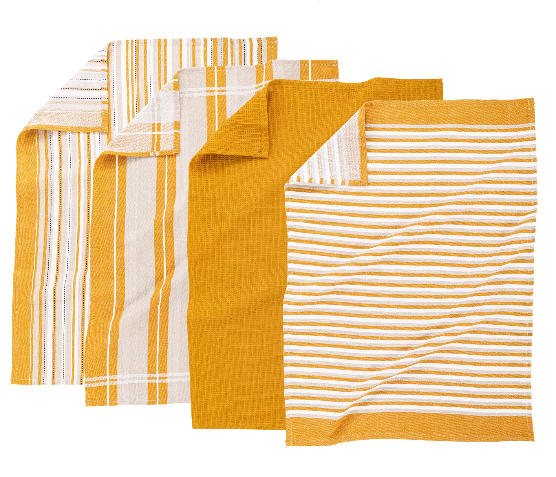 Kuchynská utierka MULTILINES 50x70 cm - SADA/4 - camel
