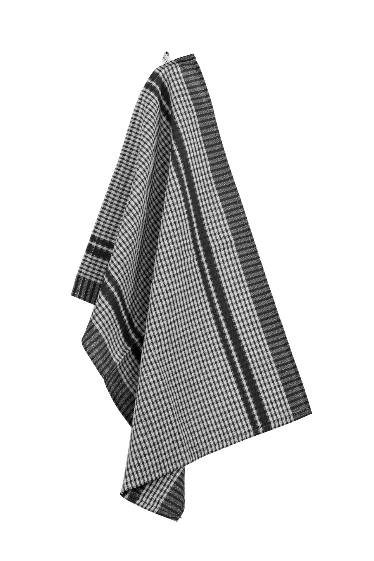 Kuchynská utierka WAFFLE 50x70 cm - SADA/6 - black