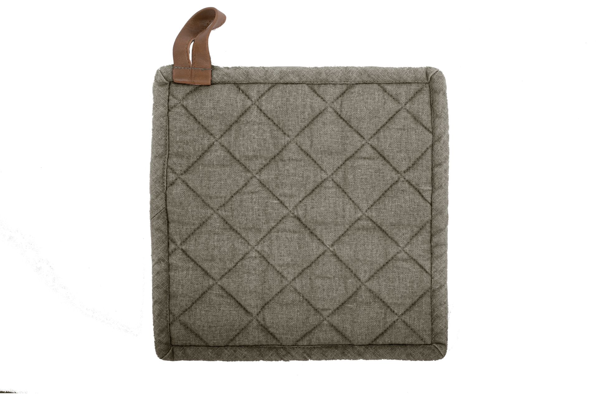 Kuchynská chňapka MYRNA 20x20 cm, olive green - SADA/2